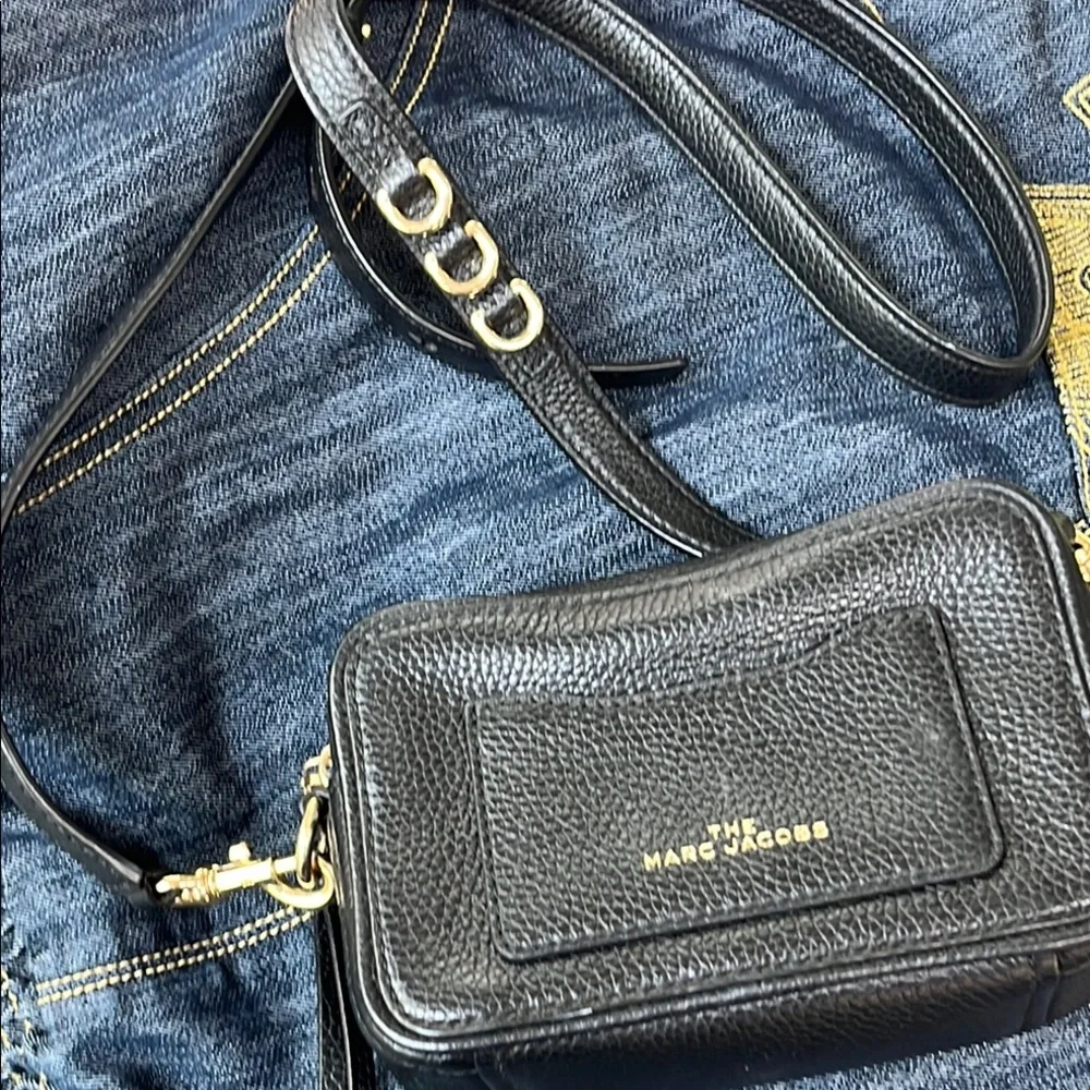Marc Jacobs Black and White Polka Dot Crossbody Bag - Picture 12 of 12